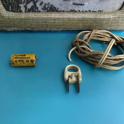 Magnatone M107 1950/52 Unique MOTS era Tweed amp, Serviced, Free shipping to EU, Swiss, UK image 15