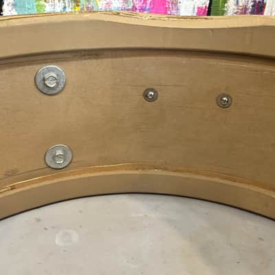 Slingerland Deluxe Student Model 6-lug snare 1966 - Silver sparkle image 10