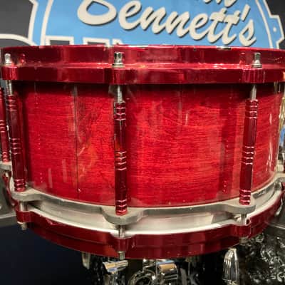 Tommy Lee's Motley Crue "Girls, Girls, Girls" Tour Pearl Free Floating Snare Drum. SIGNED! image 18