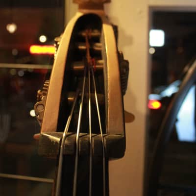 King Mortone Double Bass Blonde c1960 image 3