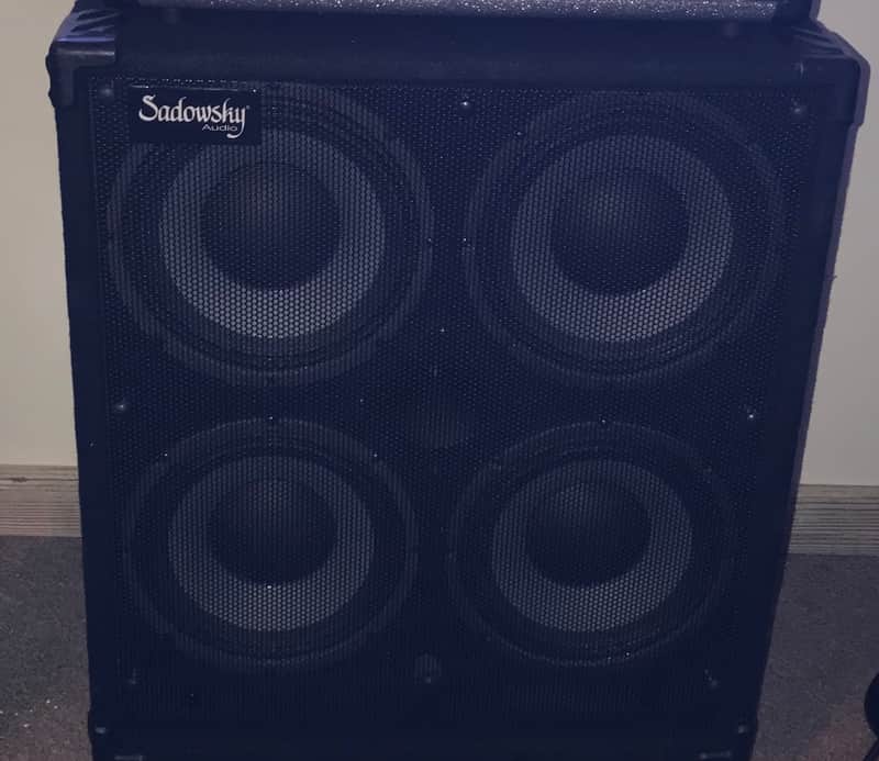 Sadowsky SA410 4x10 Bass Cabinet black/silver image 1