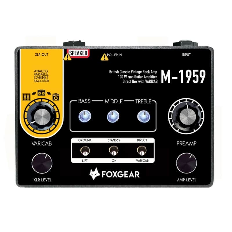 Foxgear M-1959 100-Watt Pedalboard Guitar Amp image 1
