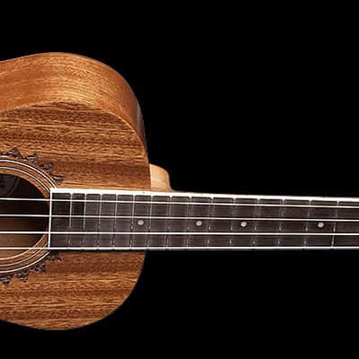Oscar Schmidt OU52TAT All Mahogany Laser Etched Tattoo 4-String Acoustic Baritone Size Ukulele image 2