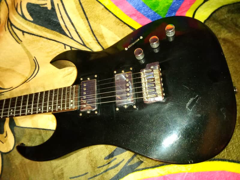 Samick Greg Bennett Interceptor IC-20 Early 2000s - Ebony Sparkle image 1