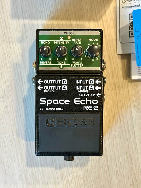Boss RE-2 Space Echo 2022 - Present - Black / Green image 1