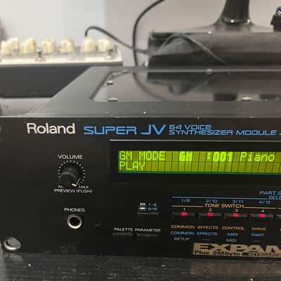 Roland JV-1080 64-Voice Synthesizer Module 1994 - 2001 - Black image 3