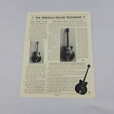 1998 Gretsch House Telegram - Volume 5, Issue 1 image 2