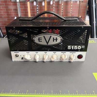 EVH 5150 III LBX 2-Channel 15-Watt Guitar Amp Head 2010s - Black with White Control Panel image 1