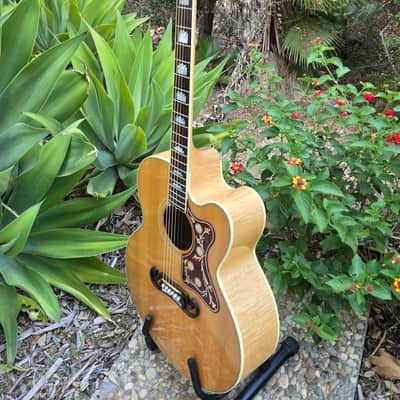 Gibson SJ-200 EC 2012 - Natural Electric Cutaway image 6