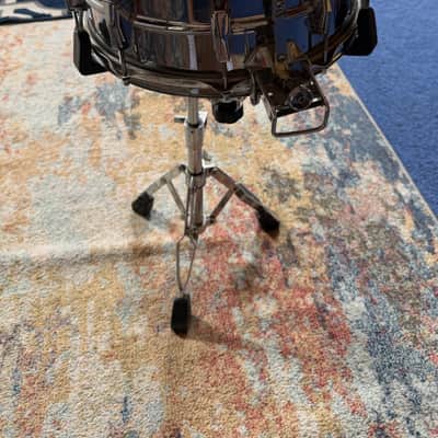 Ludwig LM402KT Hammered Supraphonic 6.5x14" 10-Lug Aluminum Snare Drum with Tube Lugs 1999 - Present - Chrome-Plated image 3