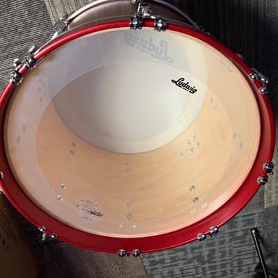 Ludwig LB840 Classic Maple 14x20" Bass Drum - Diablo Red image 3