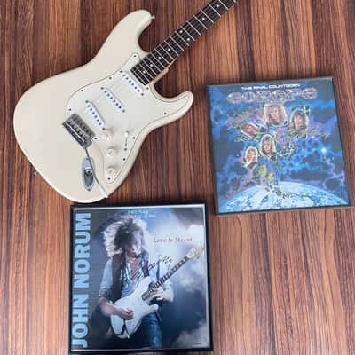 Fender Stratocaster ex-John Norum (Europe) Final Countdown World Tour 1985 White image 4