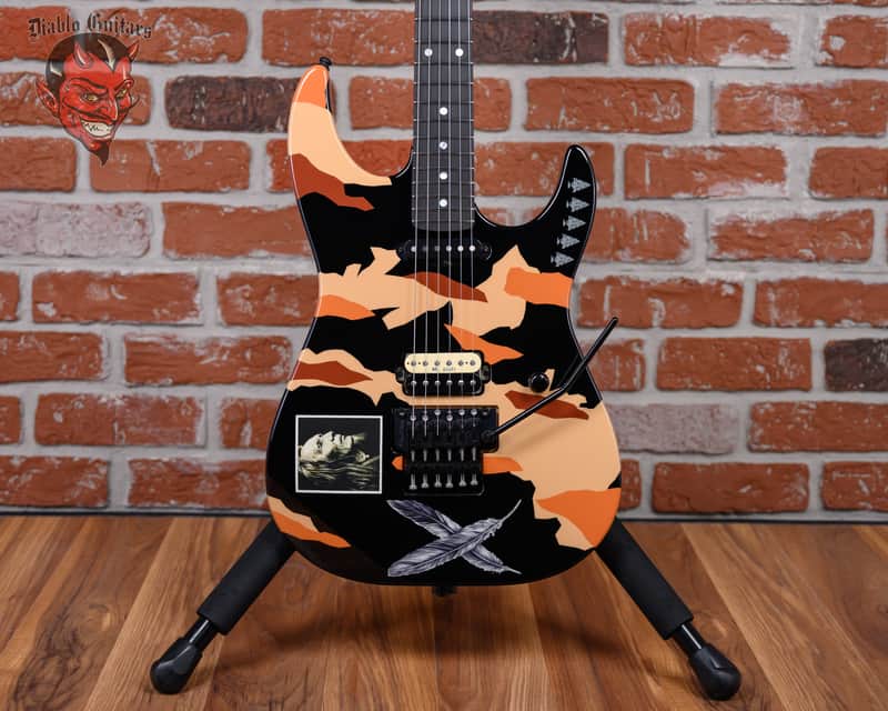 ESP Signature Series George Lynch Desert Eagle Black with Desert Eagle Graphic 2024 w/OHSC image 1