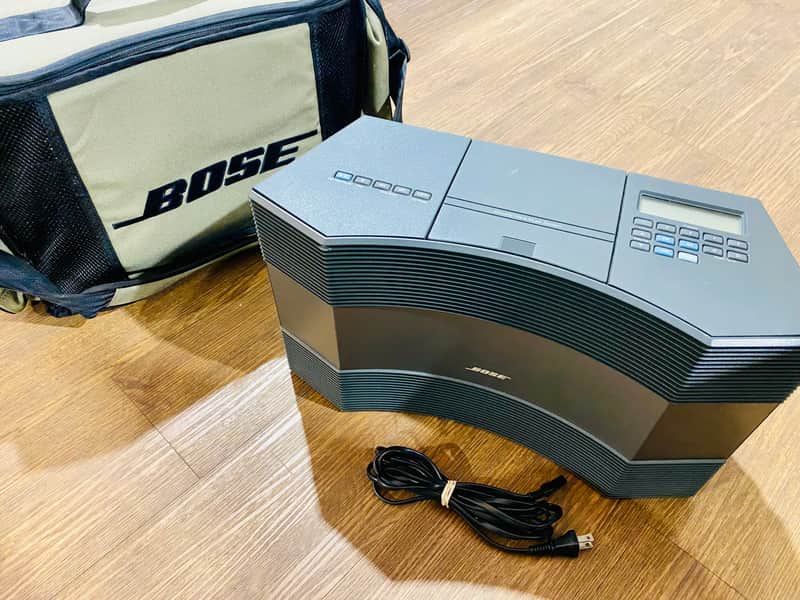 BOSE Acoustic Wave Music System W/ Battery Travel Case & Power Cord | Works Great | Bundle image 1