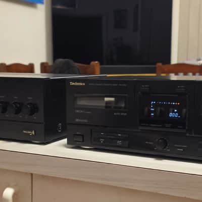 VINTAGE TECHNICS INTEGRATED AMPLIFIER/DOUBLE CASSETTE DECK COMPONENTS/JAPAN image 3
