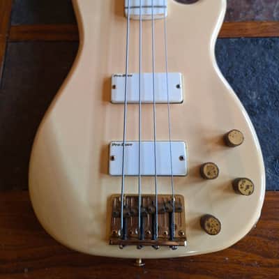 Greco Guitar Device w/Spirit Energy bass active MIJ '80s - white image 1