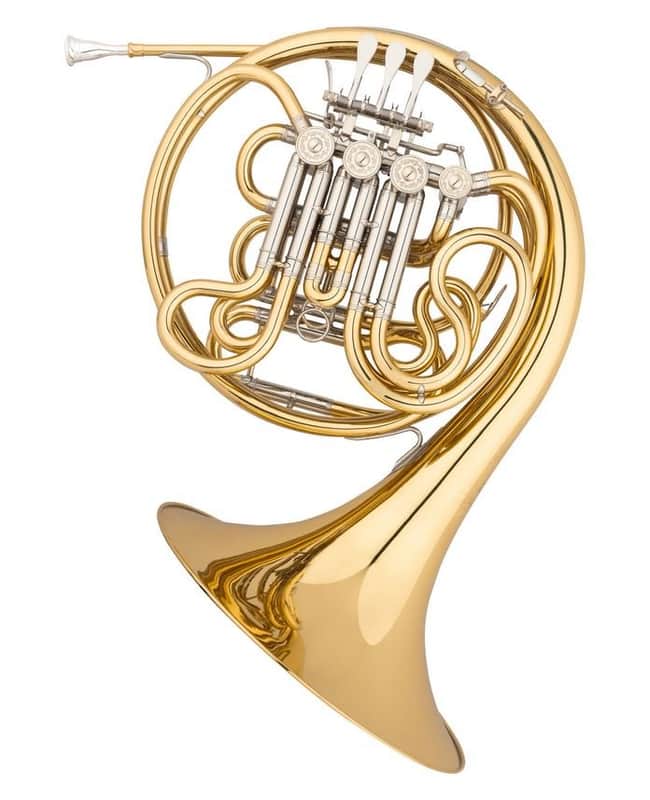 Eastman EFH685G Bb/F Geyer-Knopf French Horn, Gold Brass Bell image 1