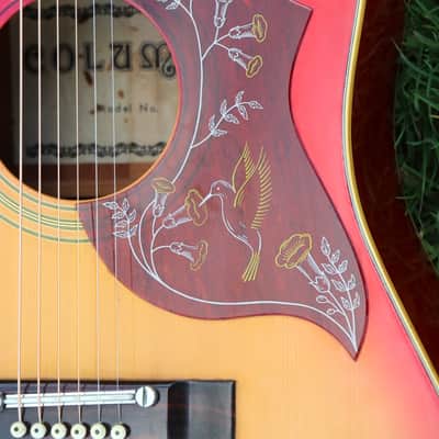 ♫ LOW Price (Neck issue) Early 70's Japanese Hummingbird ♫ Suzuki Factory JAPAN ♫ Pro setup image 2