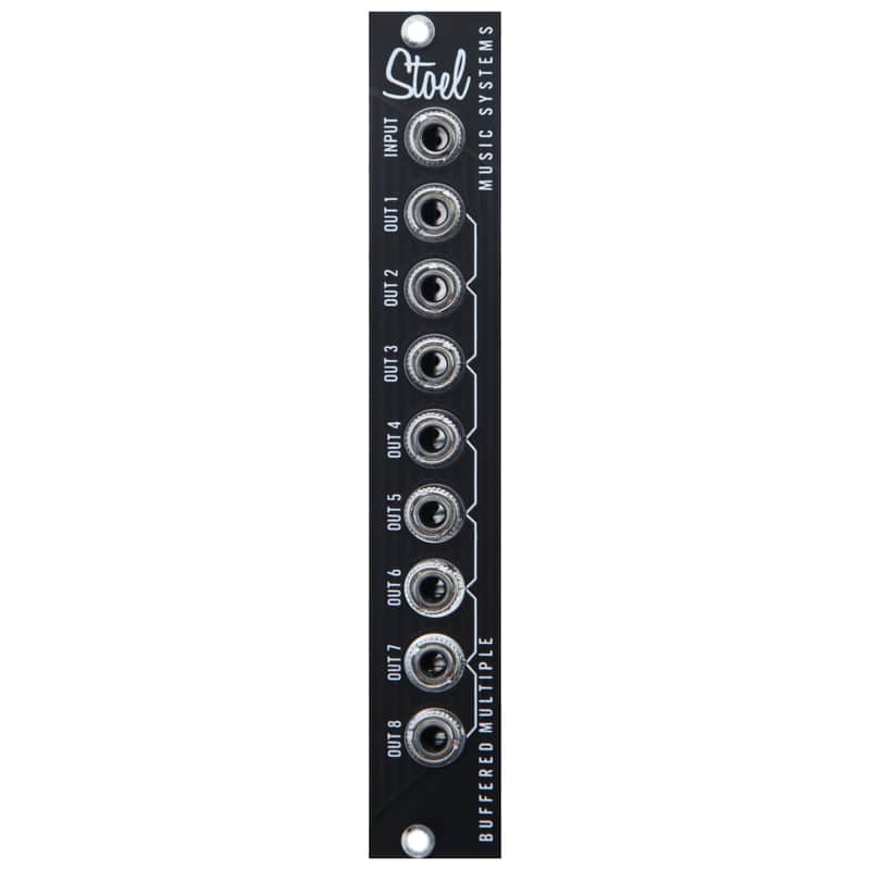 Stoel Music Systems Buffered Multiple, Dark Mode Eurorack module EM1216B image 1