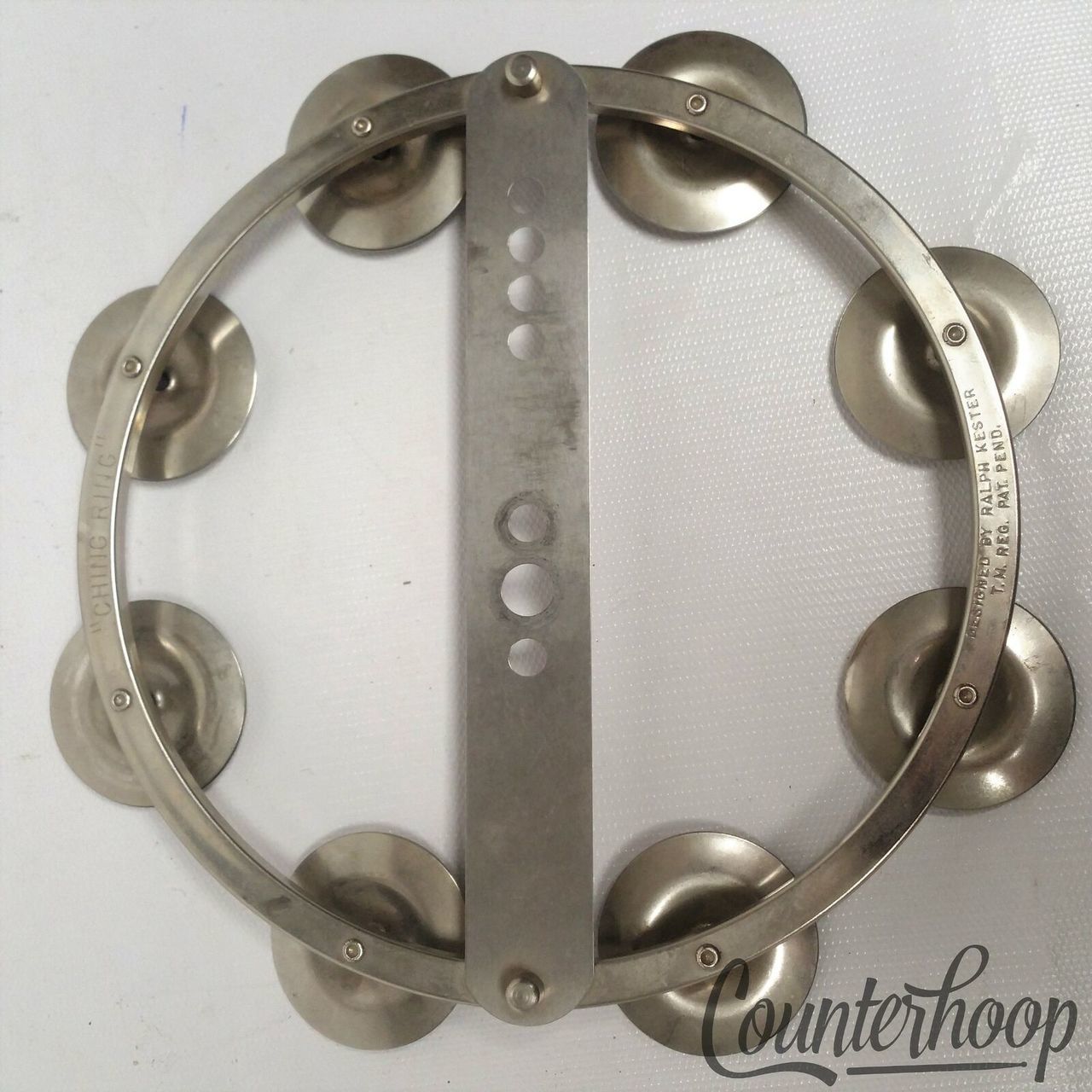Ludwig "CHING-RING" Model#73 Ralph Kester Drum Set Tambourine Bonham Vintage 60s — main photograph