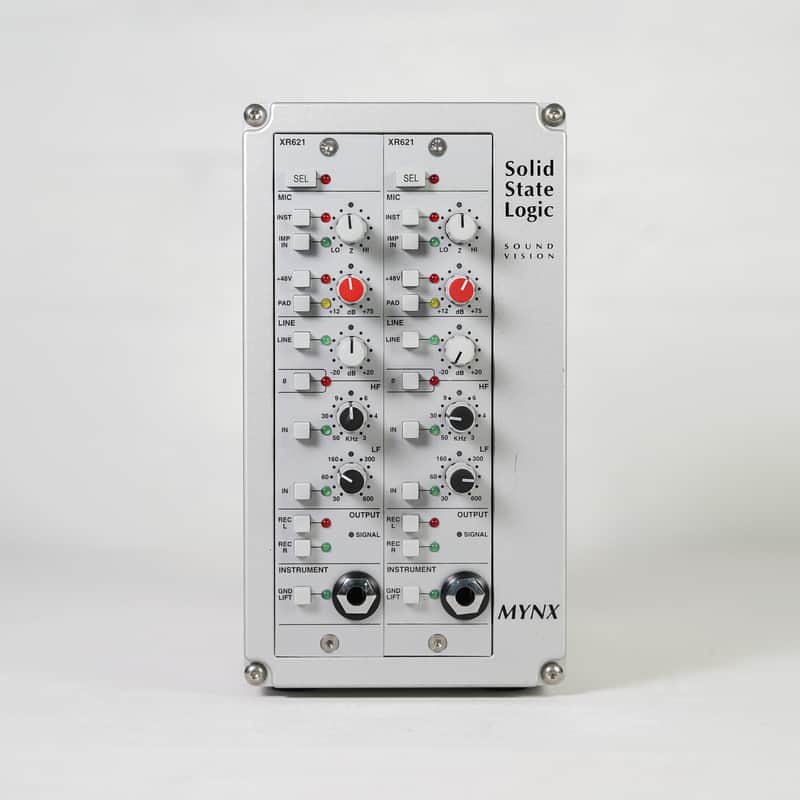 Solid State Logic Mic Preamp Modules XR621 + SSL Mynx Rack image 1