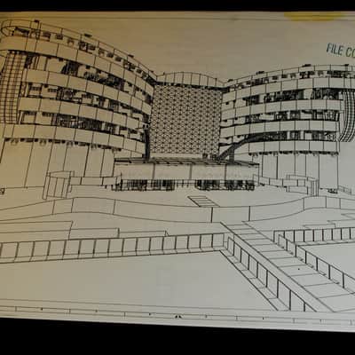 ROLLING STONES MANHATTAN   2005 STAGE PLANS. BIGGER BANG TOUR. ORIGINAL. COLLECTIBLE.  RARE. image 1