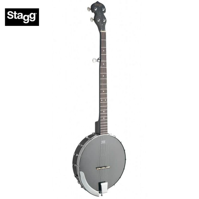 Stagg BJW-OPEN 5 Mahogany Body Nato Neck Open Back 5-String Banjo image 1