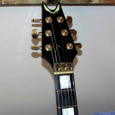 Very Rare 1985 Dean Baby ML,OHSC-Neck thru-Made by ESP-Factory trem, 24-3/4"scale All Original image 3