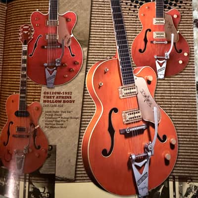 Gretsch Chet Atkins Catalog 2007 6120 6119 6122 country gentlemen Tennessean 6121 Tennessee Rose image 6