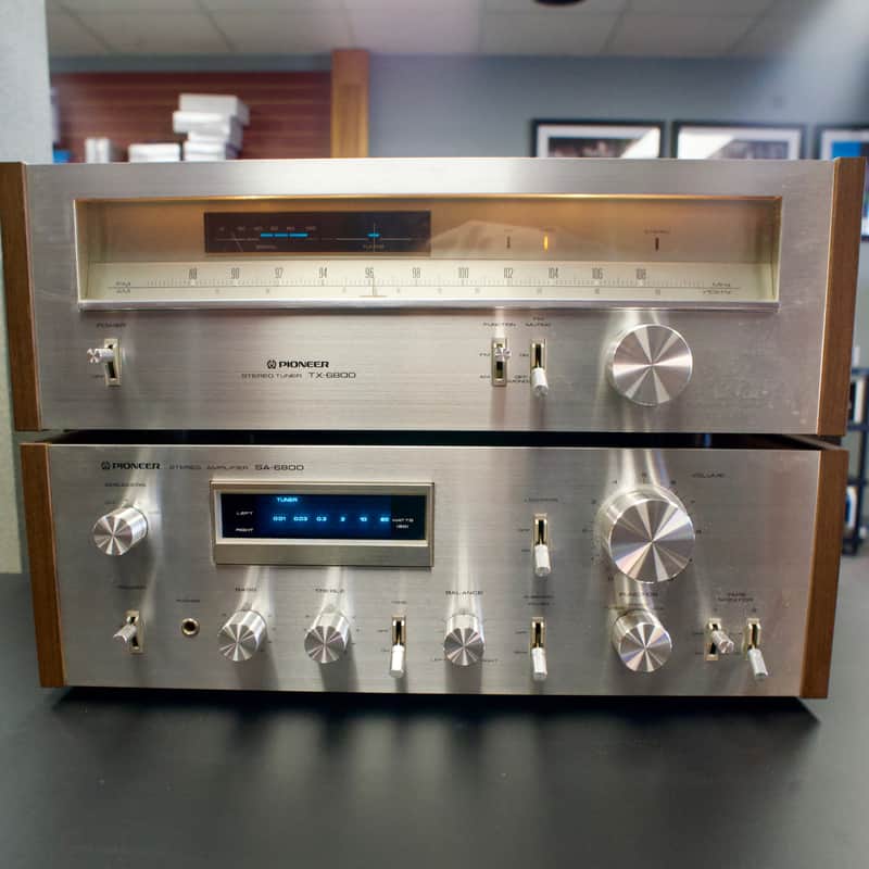 Pioneer SA-6800 Stereo Amplifier & TX-6800 Tuner Combo - Fully Tested & Cleaned image 1