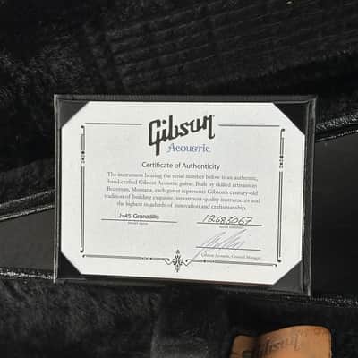 Used 2015 Gibson J45 Granadillo w/case TSU25108 image 19