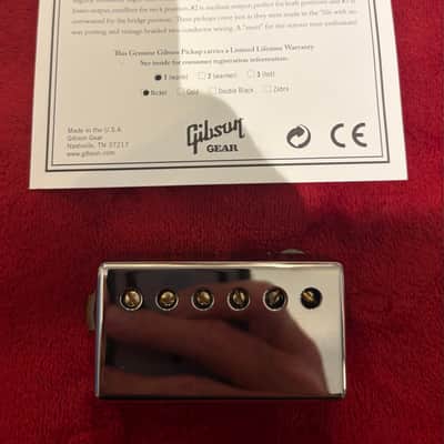 Gibson Burstbucker 1 and 2 Pickup Set 2012 - Aged Nickel image 2