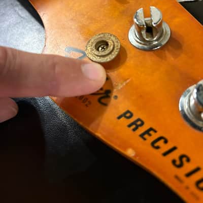 Vintage 1978 / 1979 Fender Precision Bass Neck - Rosewood Fingerboard - Original Open-Gear Tuners image 16