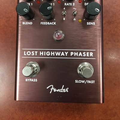 Reverb.com listing, price, conditions, and images for fender-lost-highway-phaser-pedal