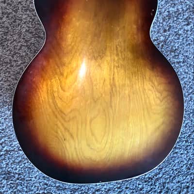 Vintage Harmony broadway hollow body guitar made in usa image 7