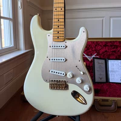 2021 Fender Custom Shop ‘55 Stratocaster Relic - Aged Desert Tan image 3