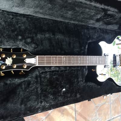 Minarik Lotus Studio Xtreme Cracked Mirror Ball Tone Tail Electric Guitar Ser # 000010  w/Orig Case image 2