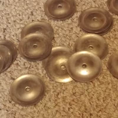 Ludwig VINTAGE TAMBOURINE JINGLES 8 Pairs / Bronze / NICKEL Toning image 8