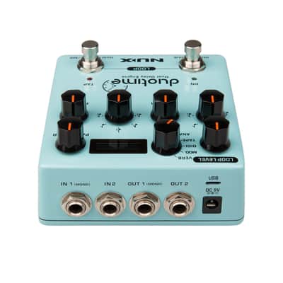 New NUX NDD-6 Duotime Dual Delay Engine Guitar Effects Pedal image 8