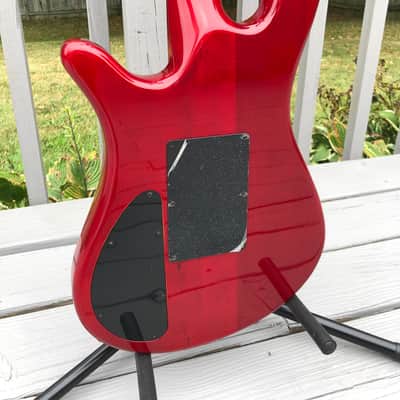 Spector (Kramer Era) NS-6 Neckthru Late 1980’s Trans Red Stain image 4