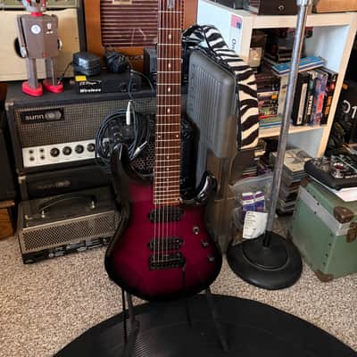 2015 Sterling By Music Man JP70 - Purple Burst image 1