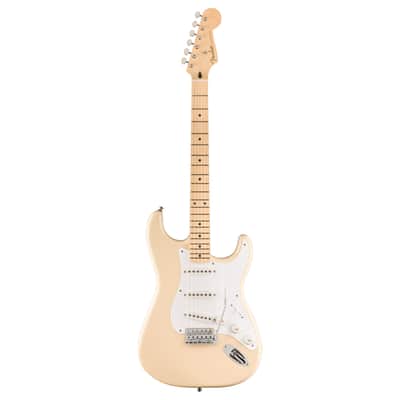 Used Fender Jimmie Vaughan Tex-Mex Strat - Olympic White w/ Maple FB image 2