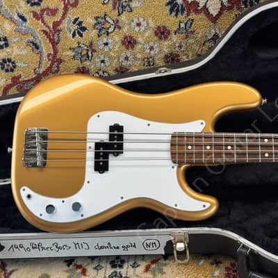 1990 Fender - Precision Bass PBD-62 - Shoreline Gold - ID 5837