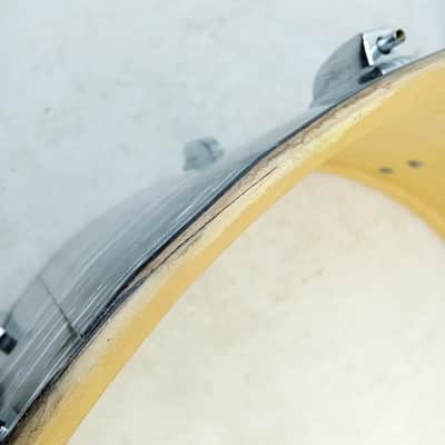*Ludwig 14x28" Virgin 3Ply B/O Black Oyster Pearl Bass Drum 7/16/70 Bowling Ball image 13