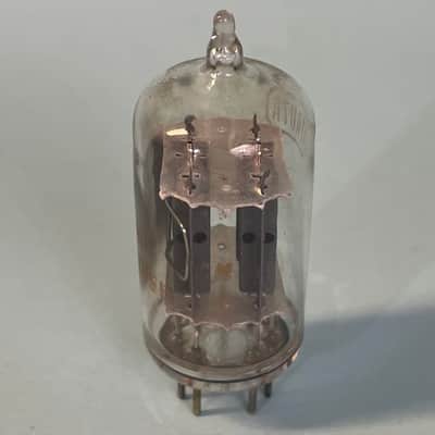 1960s RCA 12AU7 ECC82 X2 Matched Pair Vintage Long Plate Side Getter Tubes! T147 image 3
