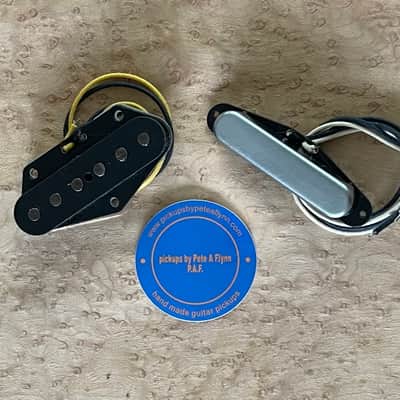 Pickups by Pete A Flynn Blackguard/Broadcaster set - black image 1