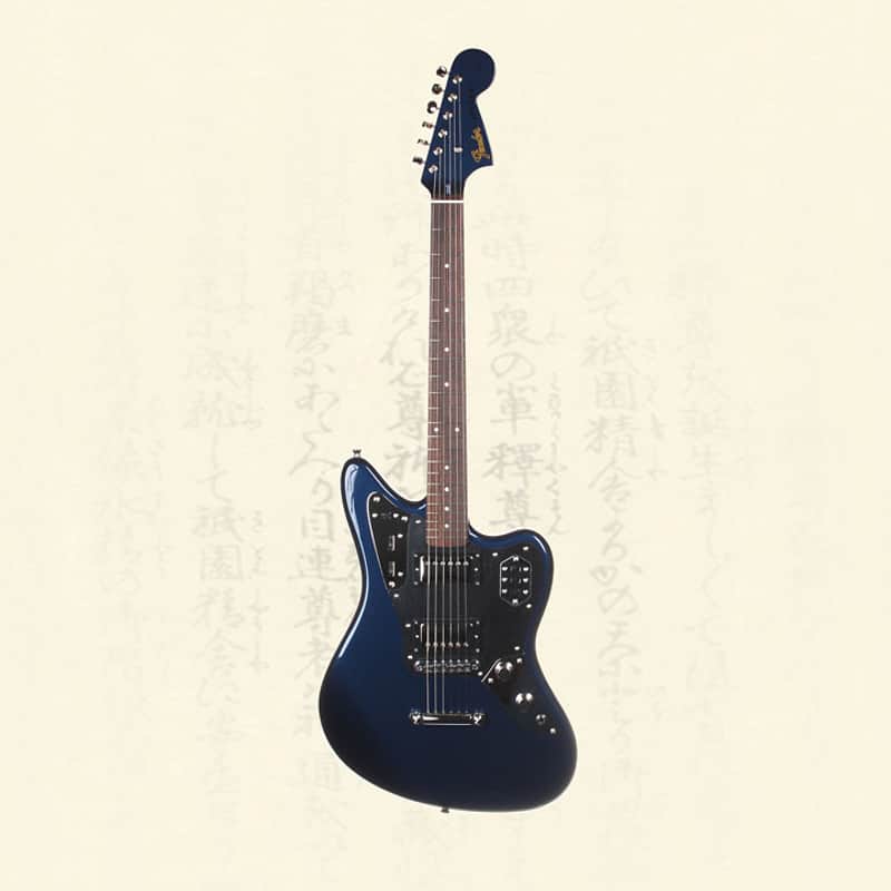 Fender Japan Limited Jaguar Hh Electric Guitar - Gun Metal Blue