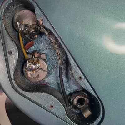 Vintage 1961 Gibson Les Paul SG Junior Refin Pelham Blue Maestro Tremotone VMB-1-2 Vibrola image 9