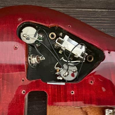 1993 Ibanez S540FM Body Mahogany Transparent Red Made in Japan image 16