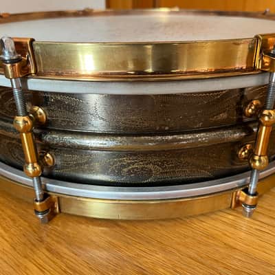 Ludwig  Black Beauty 14x4 Snare Drum  Vintage 20s Dance Model image 5